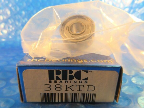 RBC Bearing 38KTD Wide Inner Ring Bearing, 8 mm ID x 22 mm OD x 0.406